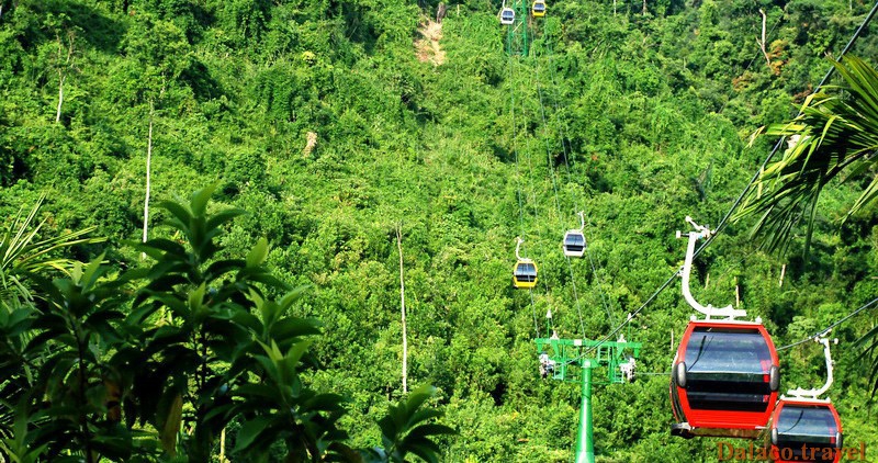 Cable car of Bana Hill